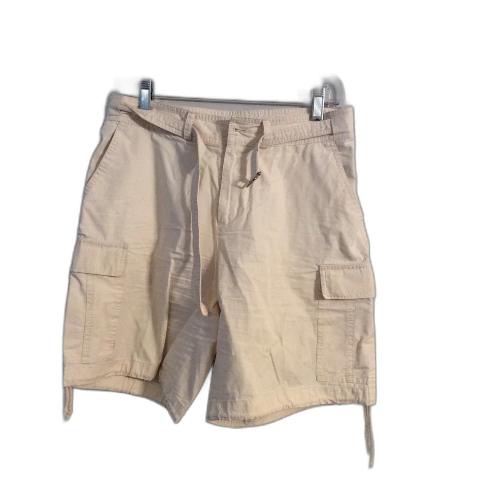 Lauren Ralph Lauren Cream Cargo Hiking Shorts Cotton Size 6 VNC